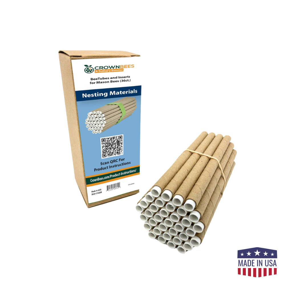 Spring Cardboard BeeTubes and Inserts for Mason Bees - 8mm