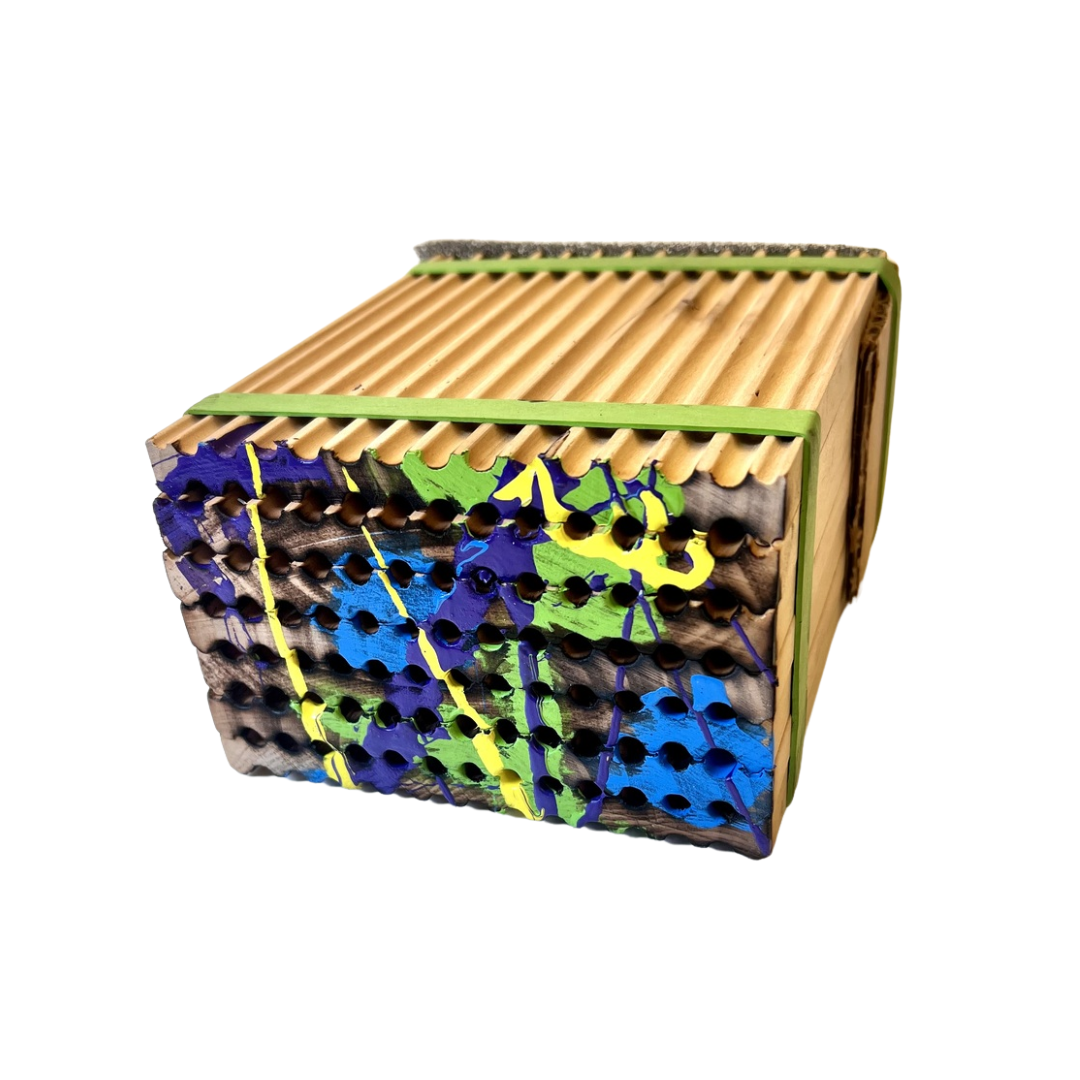 Color-Enhanced Wood Trays for Summer Leaf Bees - 6mm