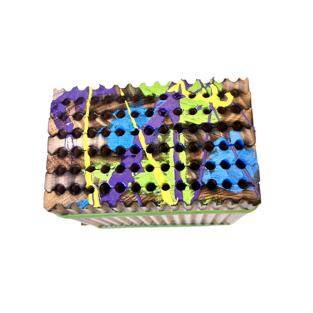 Color-Enhanced Wood Trays for Summer Leaf Bees - 6mm