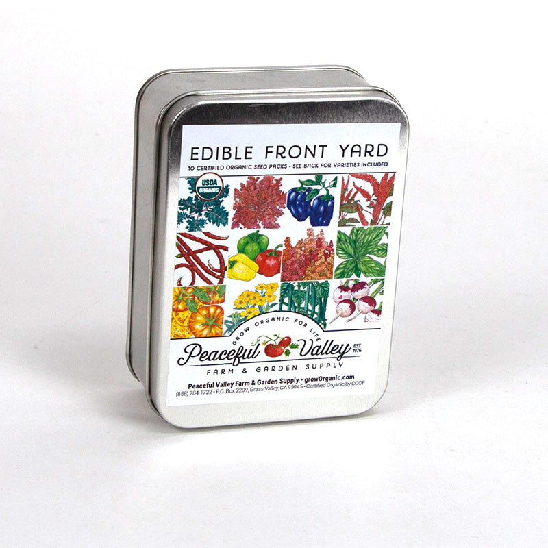 Gift Seed Tin - Edible Front Yard Collection