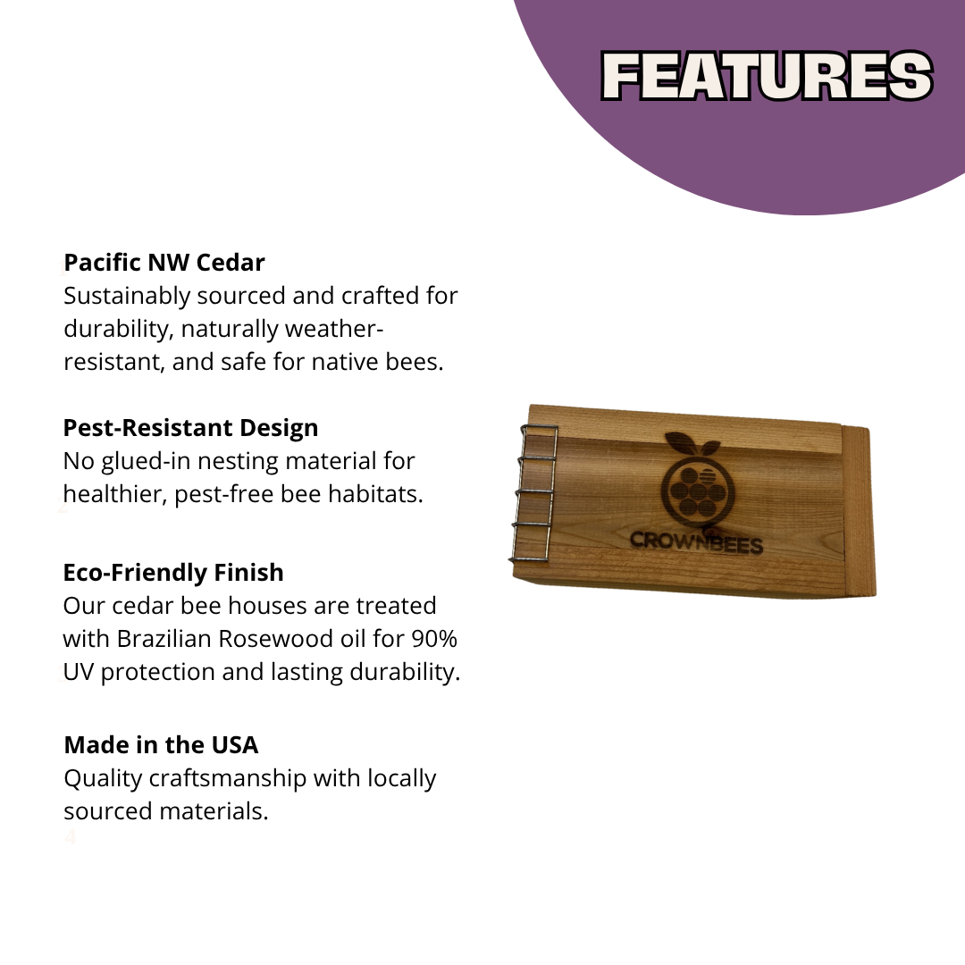 Rewild Refuge Bee House Set