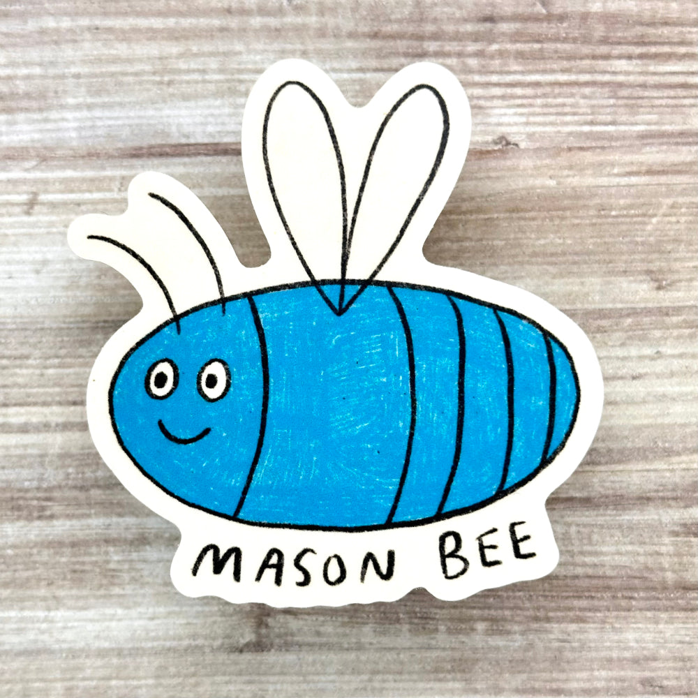Mason Bee Sticker