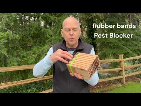 Spring Farm Grade Reusable Wood Trays for Mason Bees - 8mm
