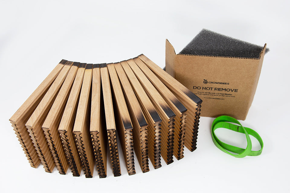 Summer Reusable Wood Trays for Summer Leaf Bees