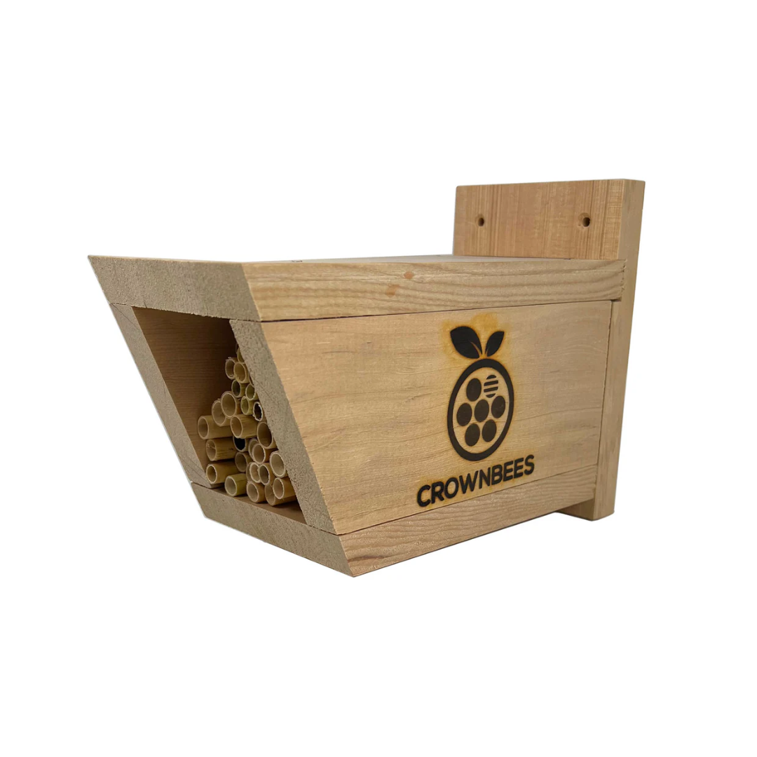 Wild Bee Rack Build-A-Bee House with Wild Bee Pollinator Pack