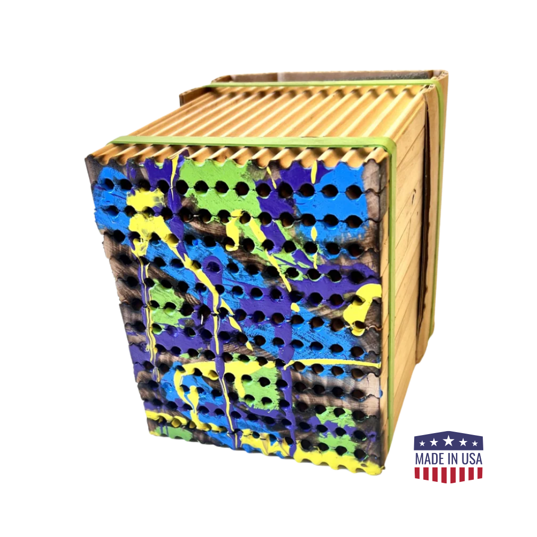 Color-Enhanced Wood Trays for Summer Leaf Bees - 6mm