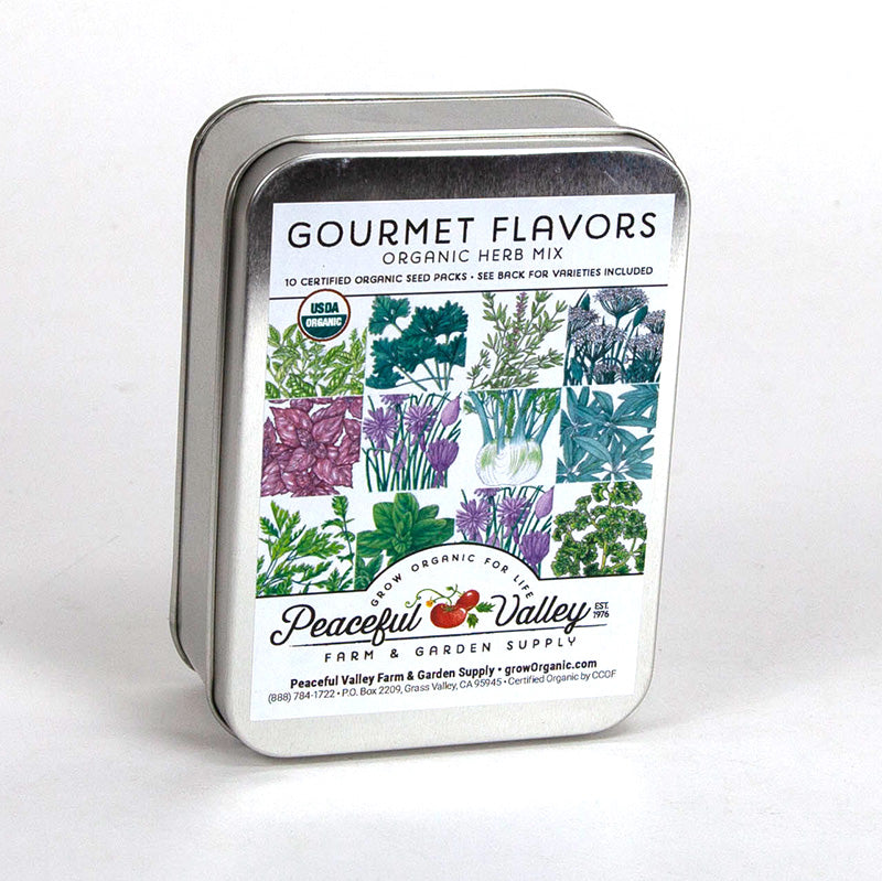 Gift Seed Tin - Gourmet Flavors Collection