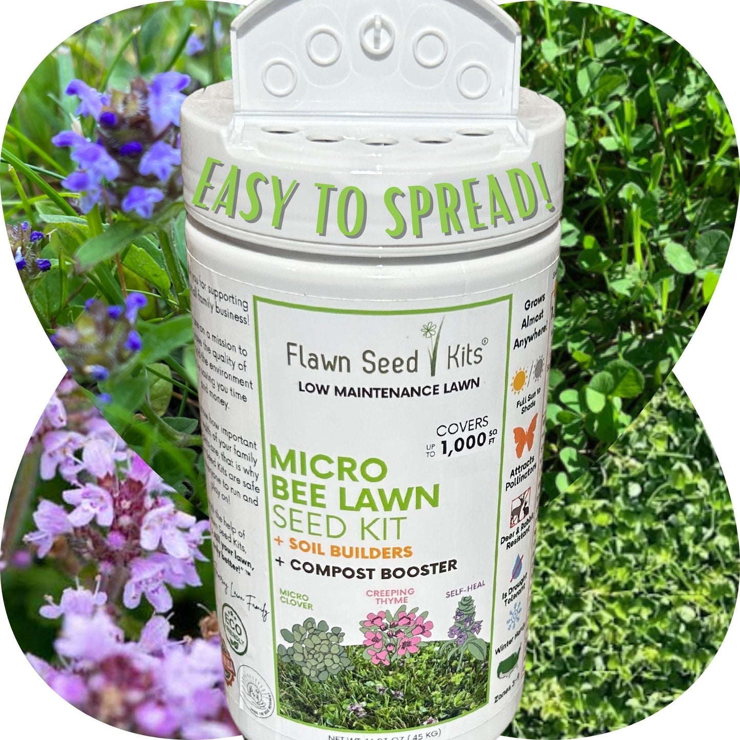 
                  
                    Micro Bee Lawn Seed Mixture - Easy Spread Shaker
                  
                