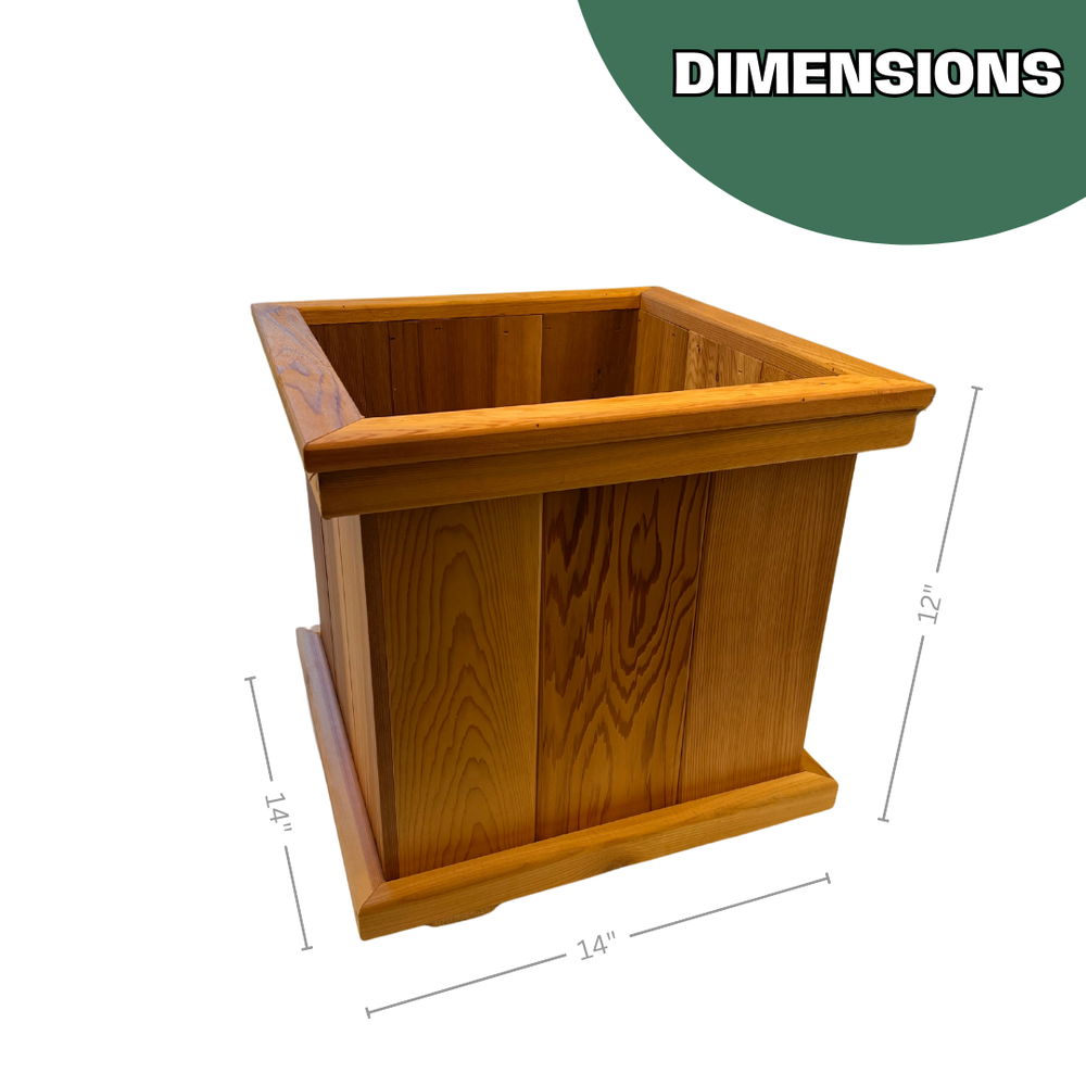 
                  
                    Nature's Nook Cedar Planter
                  
                