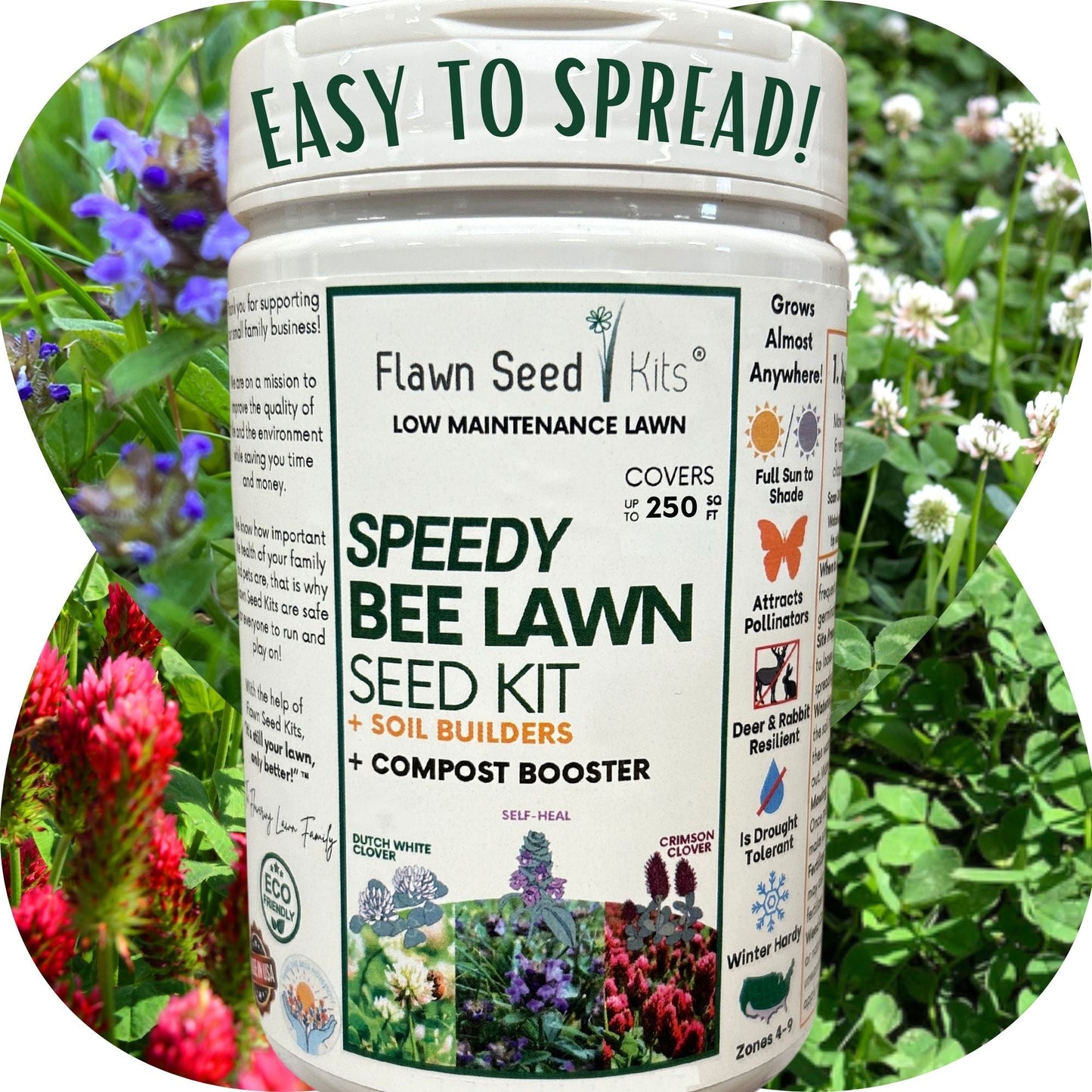 Speedy Bee Lawn Seed Kit