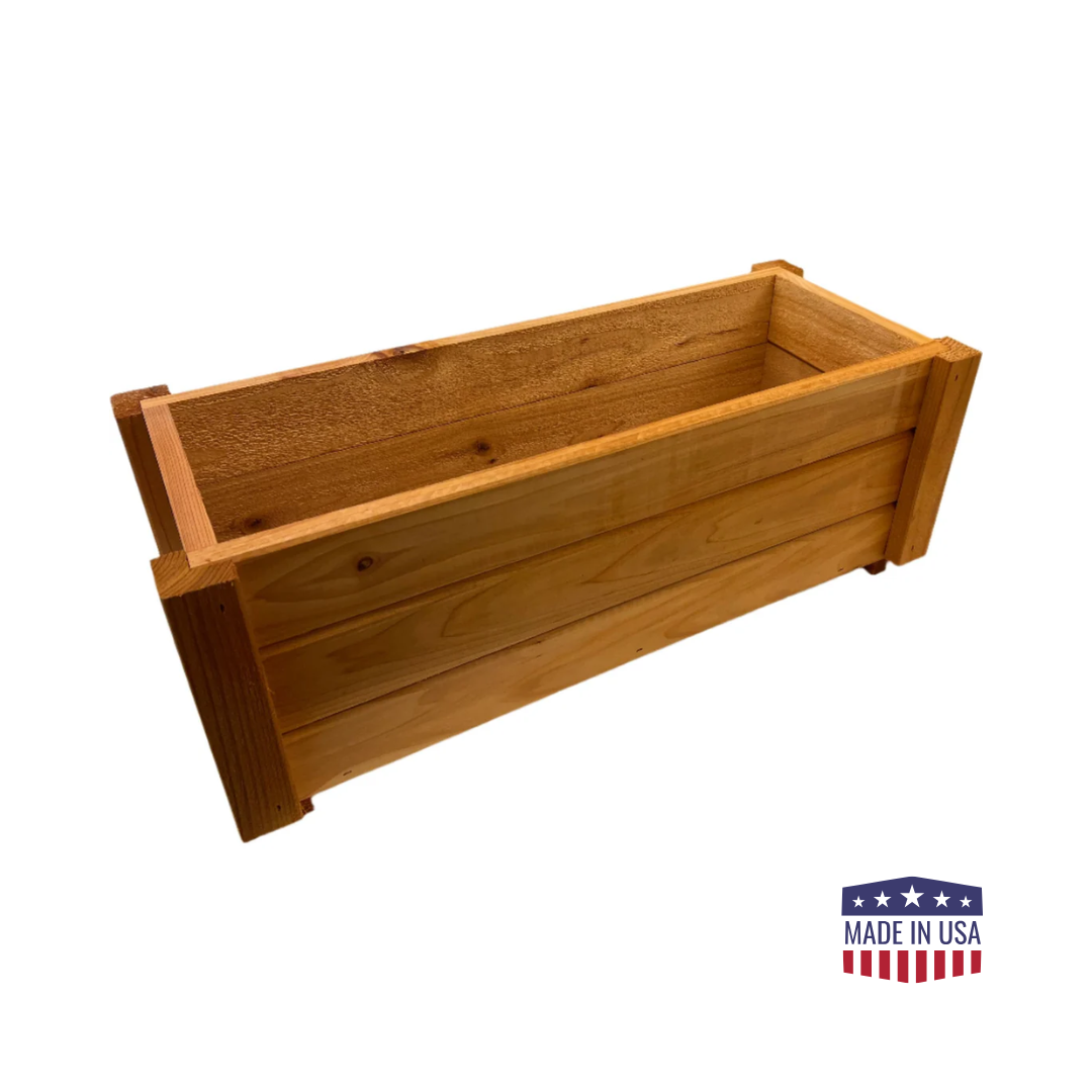 Seasonal Serenity Cedar Planter