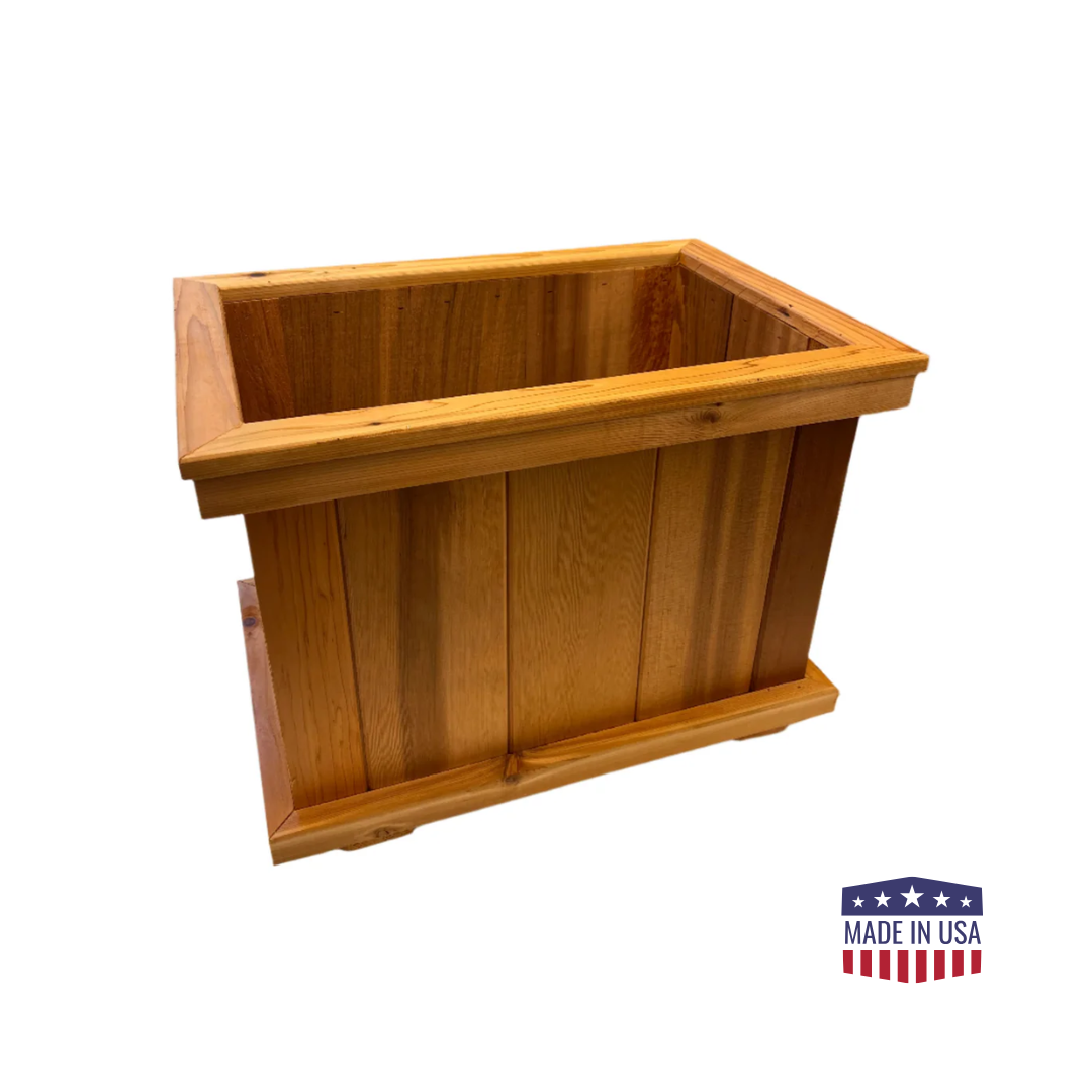 Woodland Whimsy Cedar Planter