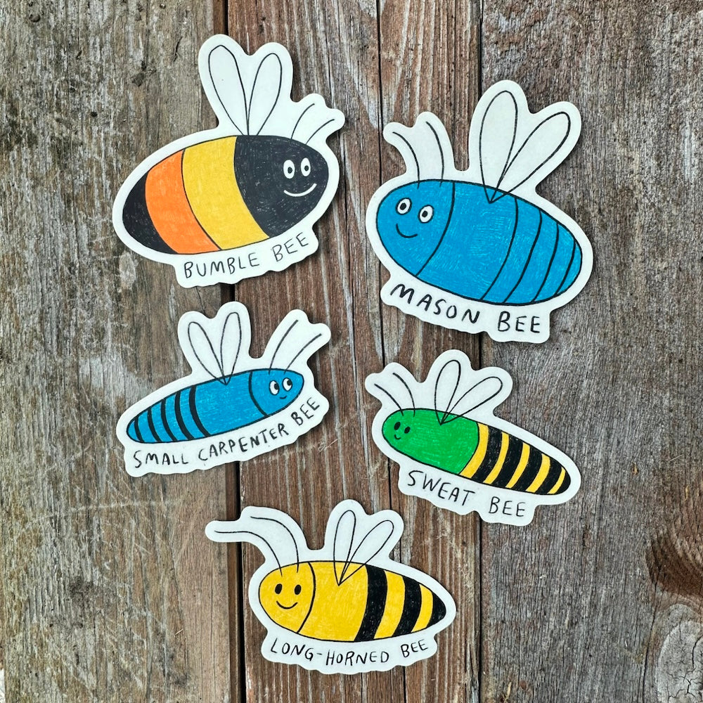 
                  
                    Mason Bee Sticker
                  
                