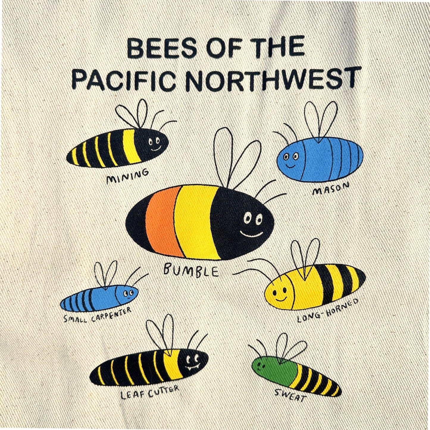
                  
                    Bees of the PNW Tote Bag
                  
                