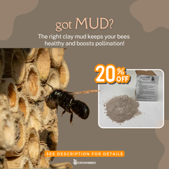 Spring Mason Bee Mud Mix