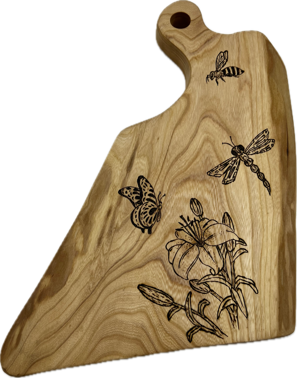 Bee, Butterfly, and Dragonfly Serving Board