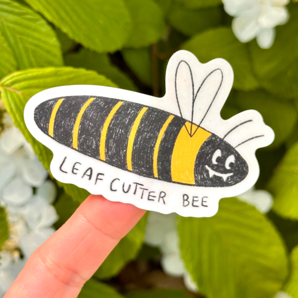 Leaf Cutter Bee Sticker